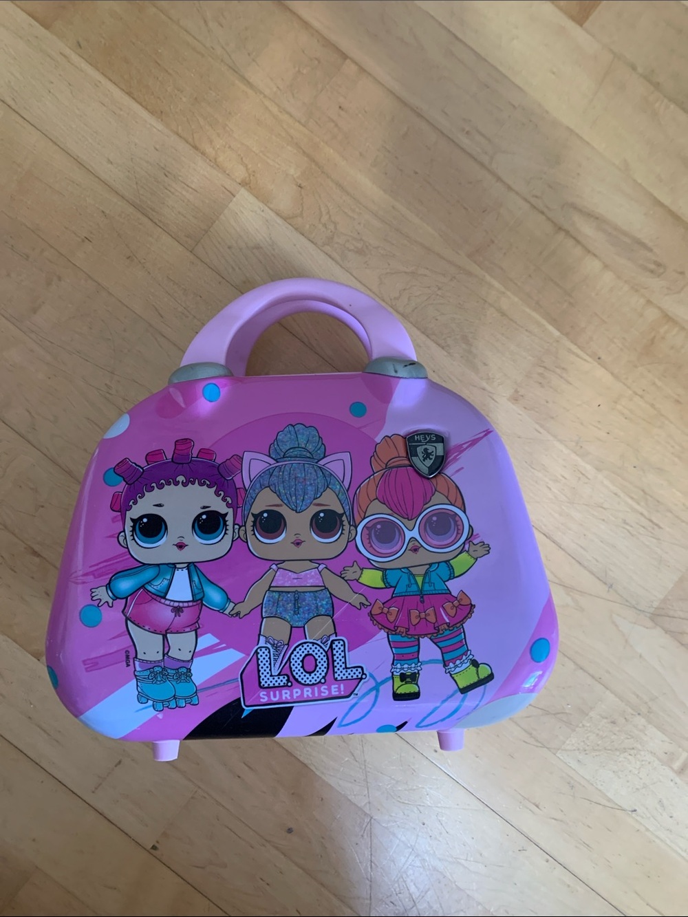 L.O.L. Surprise! Purple & Pink Doll Carry Case with Colorful Characters